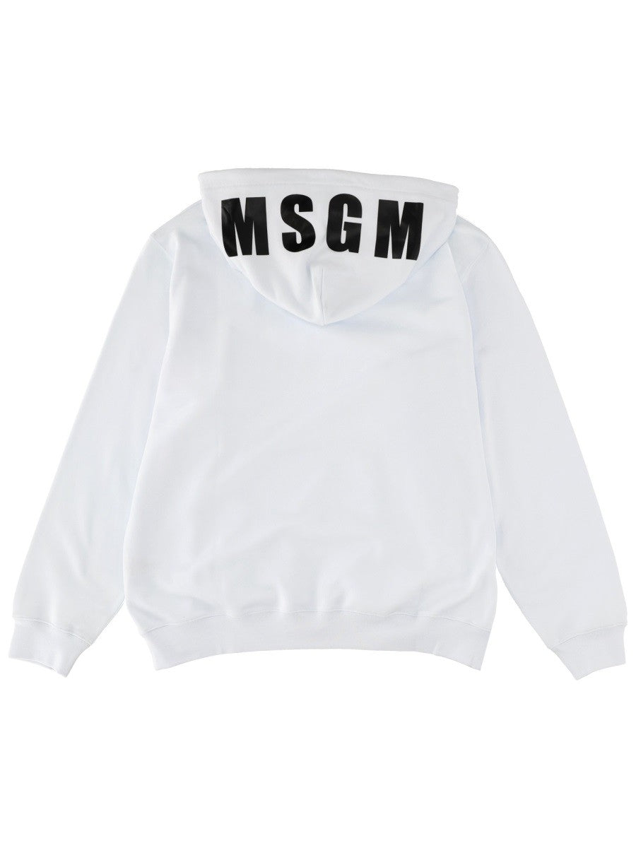 msgm SWEATSHIRT WITH LOGO