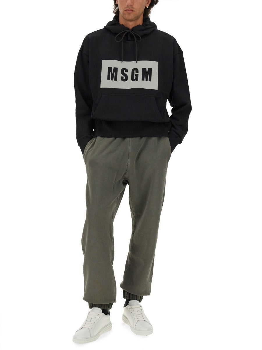 msgm SWEATSHIRT WITH LOGO