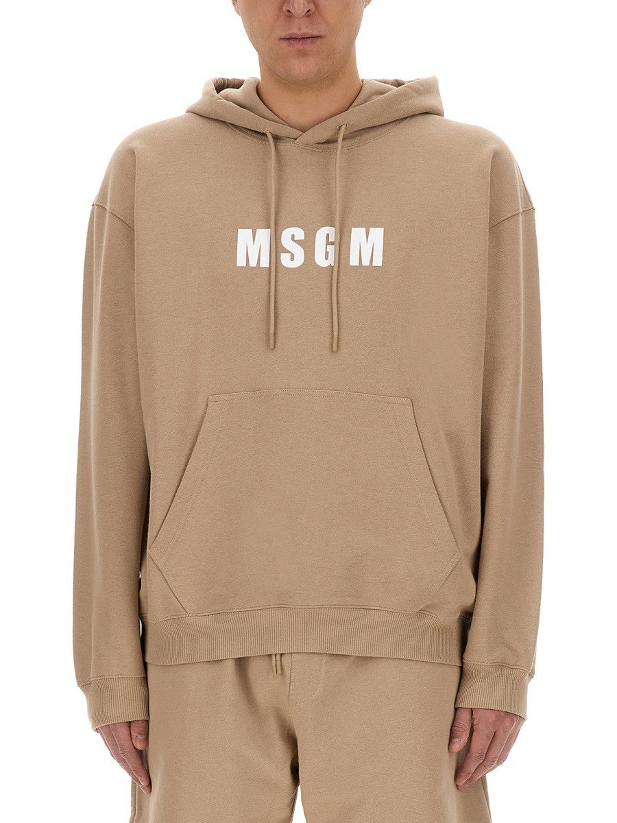 msgm SWEATSHIRT WITH LOGO