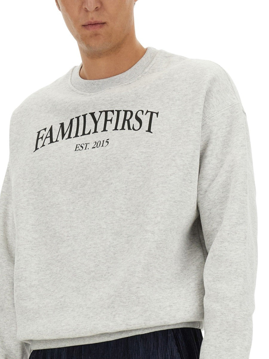 FAMILY FIRST SWEATSHIRT WITH LOGO