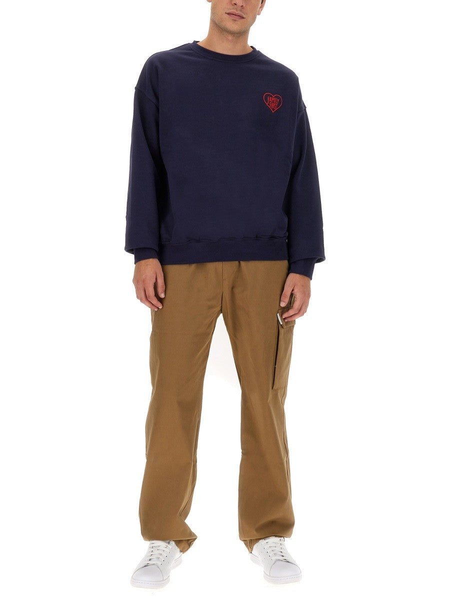 FAMILY FIRST SWEATSHIRT WITH LOGO