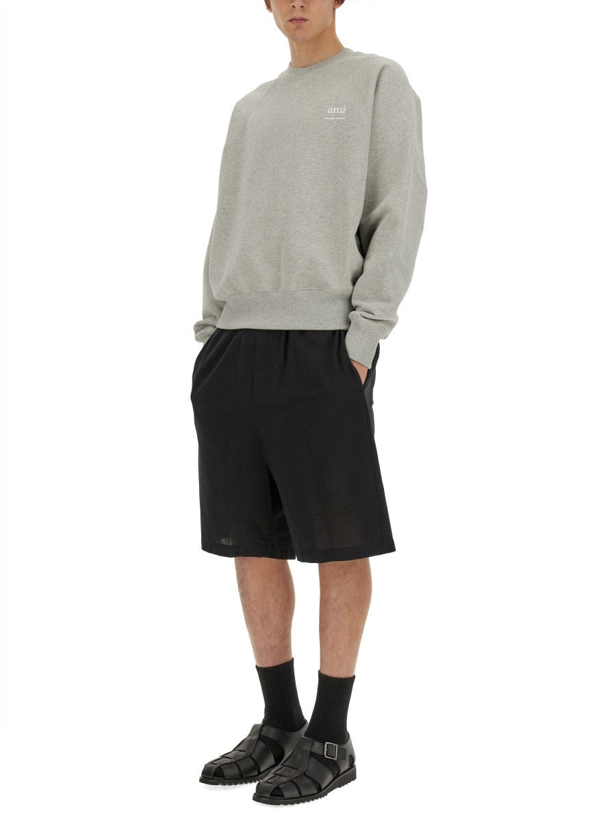 AMI PARIS SWEATSHIRT WITH LOGO