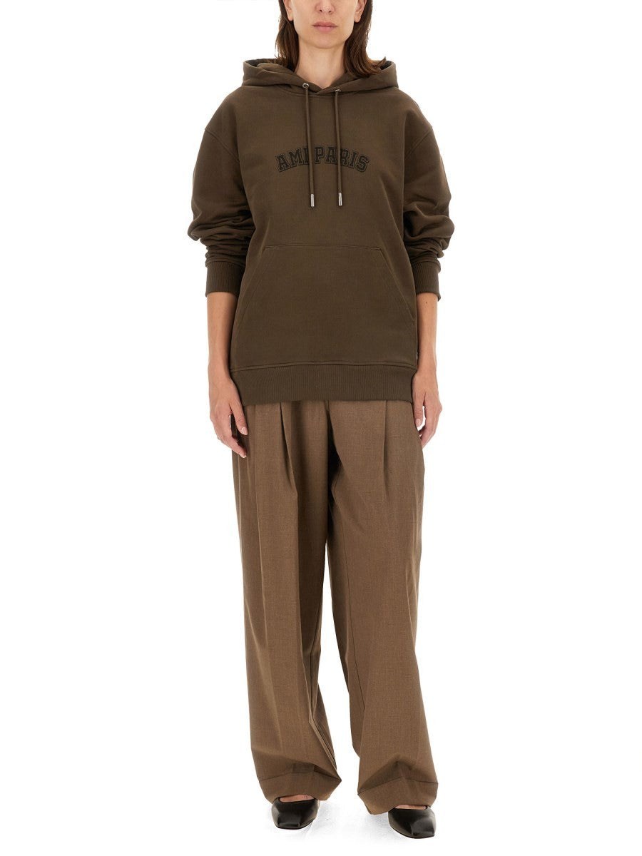 AMI PARIS SWEATSHIRT WITH LOGO