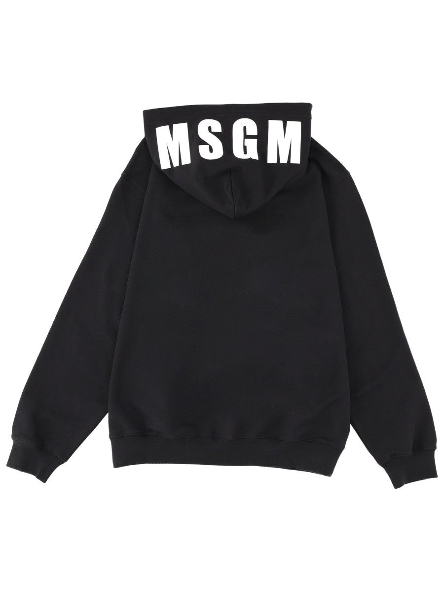 msgm SWEATSHIRT WITH LOGO