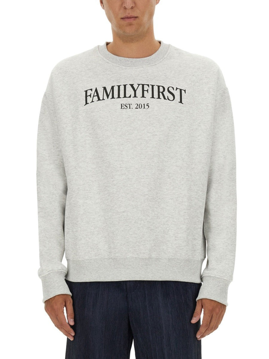 FAMILY FIRST SWEATSHIRT WITH LOGO