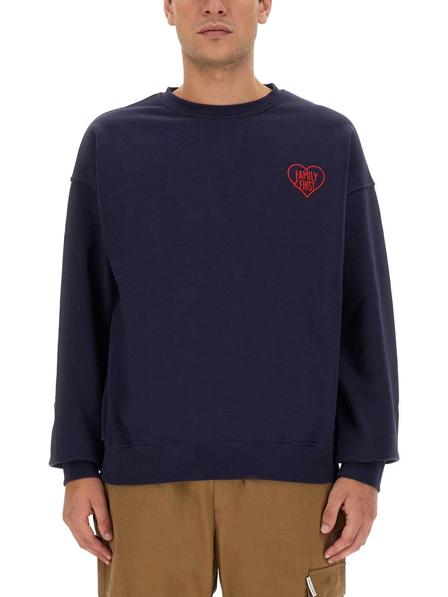 FAMILY FIRST SWEATSHIRT WITH LOGO