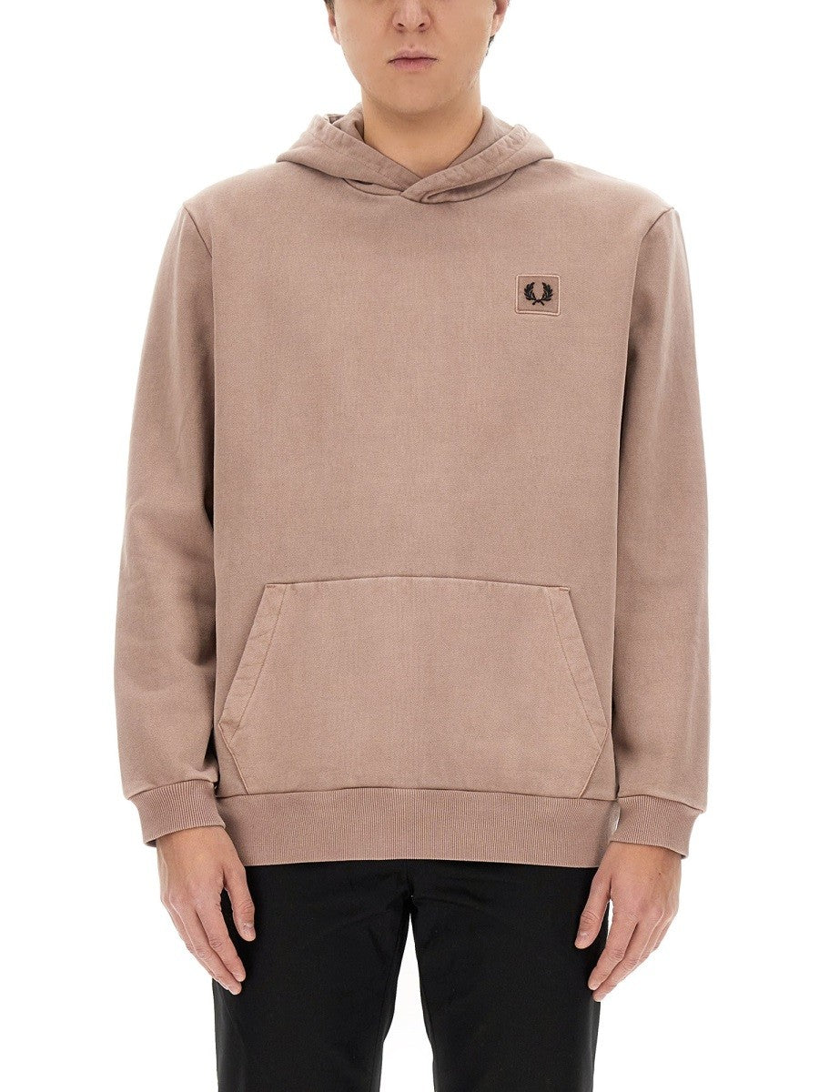 FRED PERRY SWEATSHIRT WITH LOGO