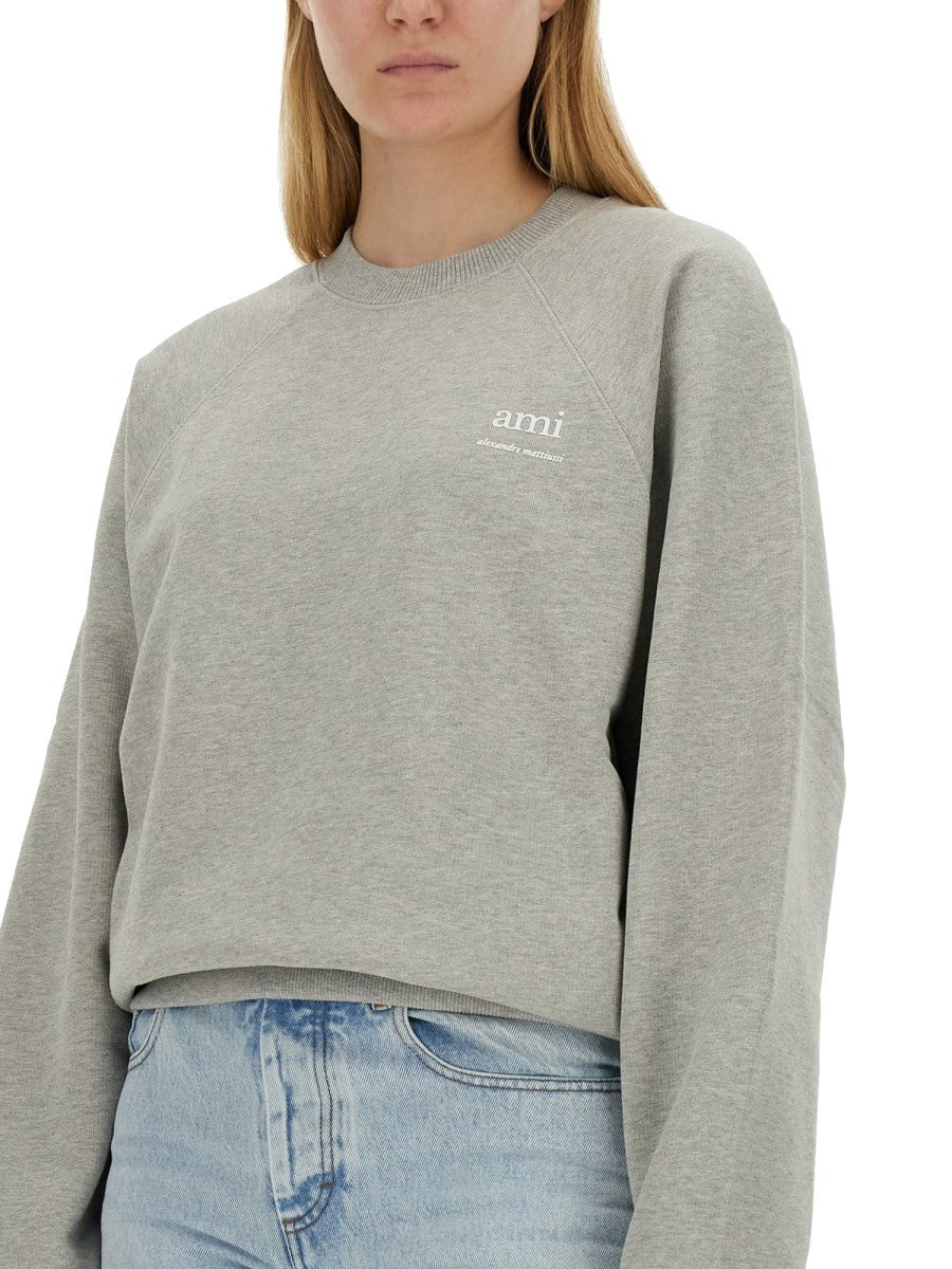 AMI PARIS SWEATSHIRT WITH LOGO