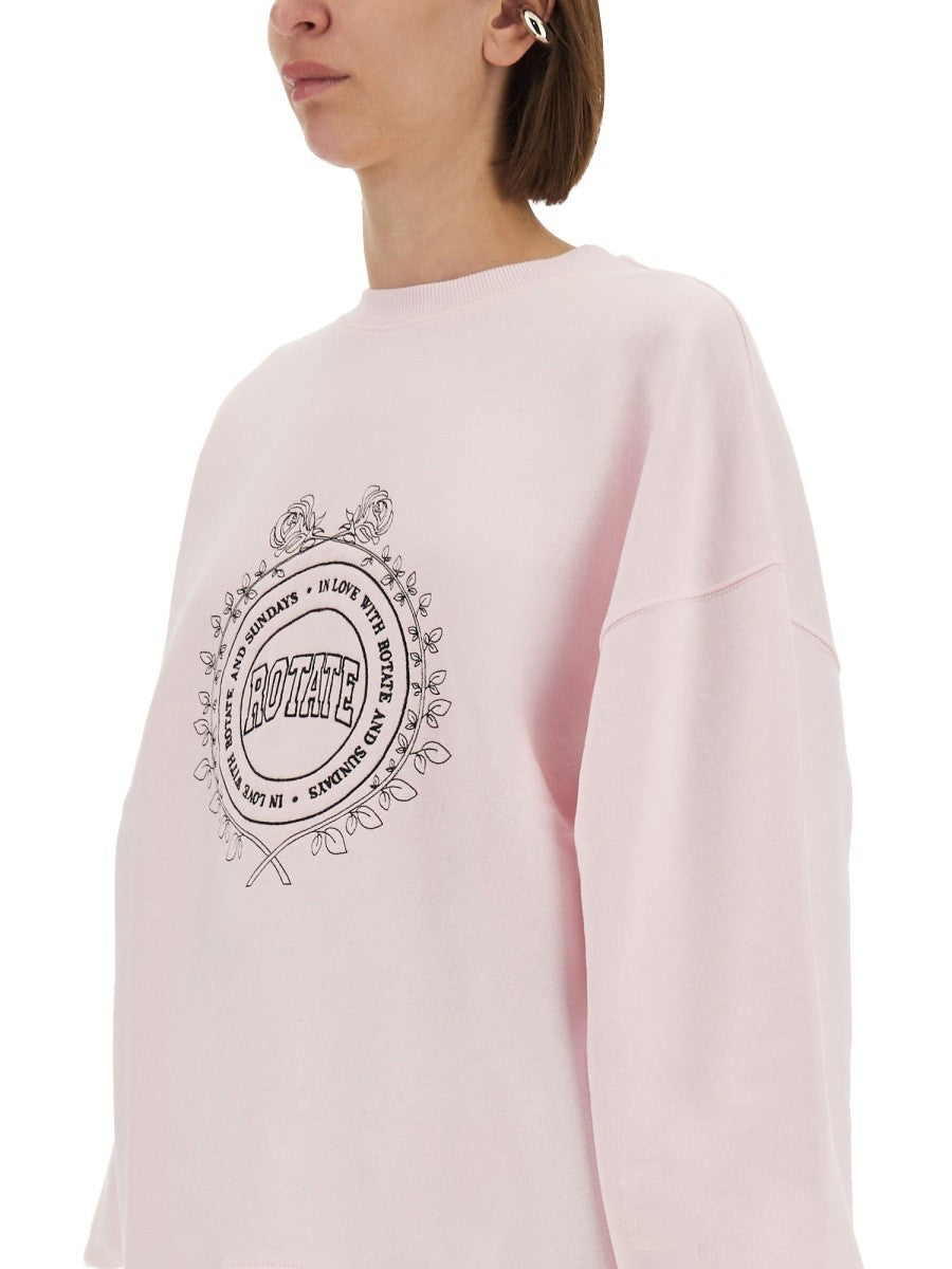 ROTATE BIRGER CHRISTENSEN SWEATSHIRT WITH LOGO