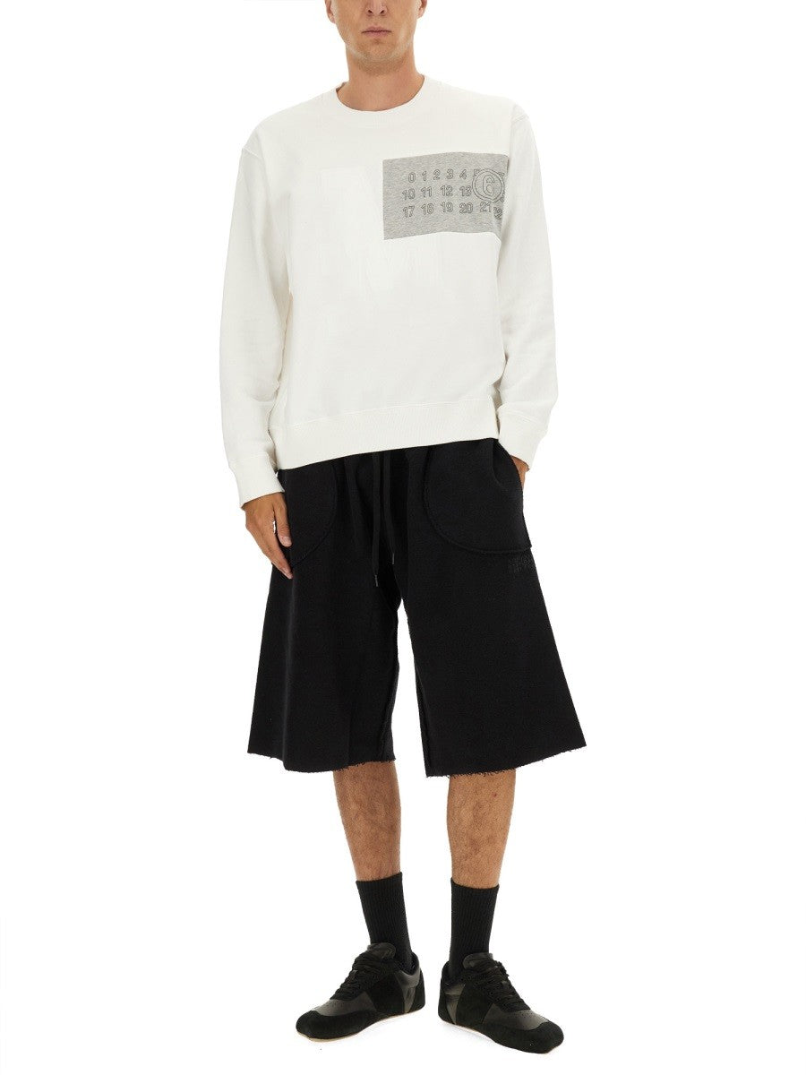 MM6 MAISON MARGIELA SWEATSHIRT WITH LOGO