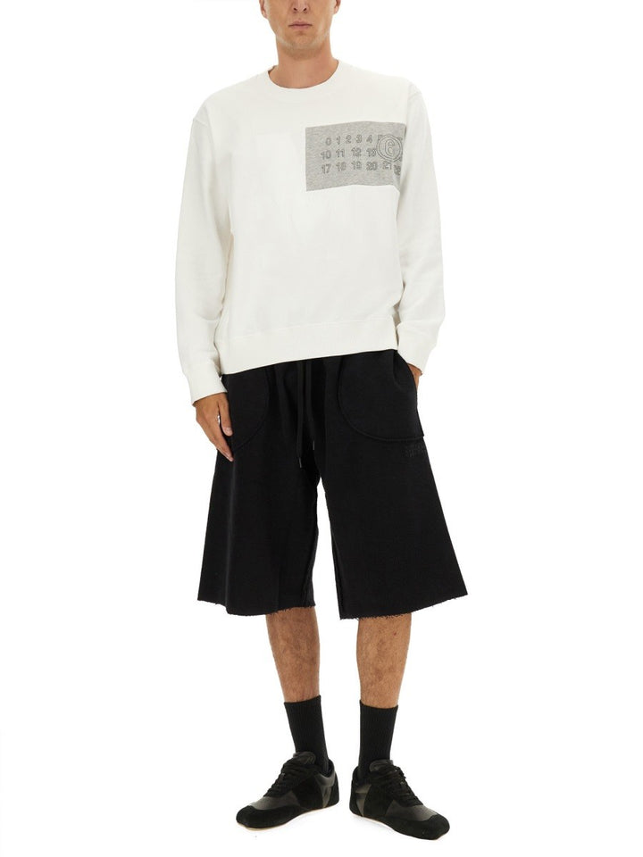 MM6 MAISON MARGIELA SWEATSHIRT WITH LOGO