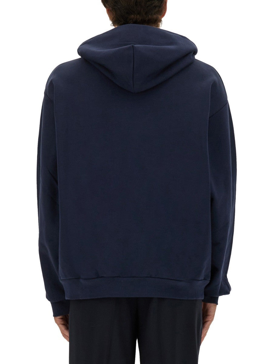 Marni SWEATSHIRT WITH MAXI LOGO PRINT