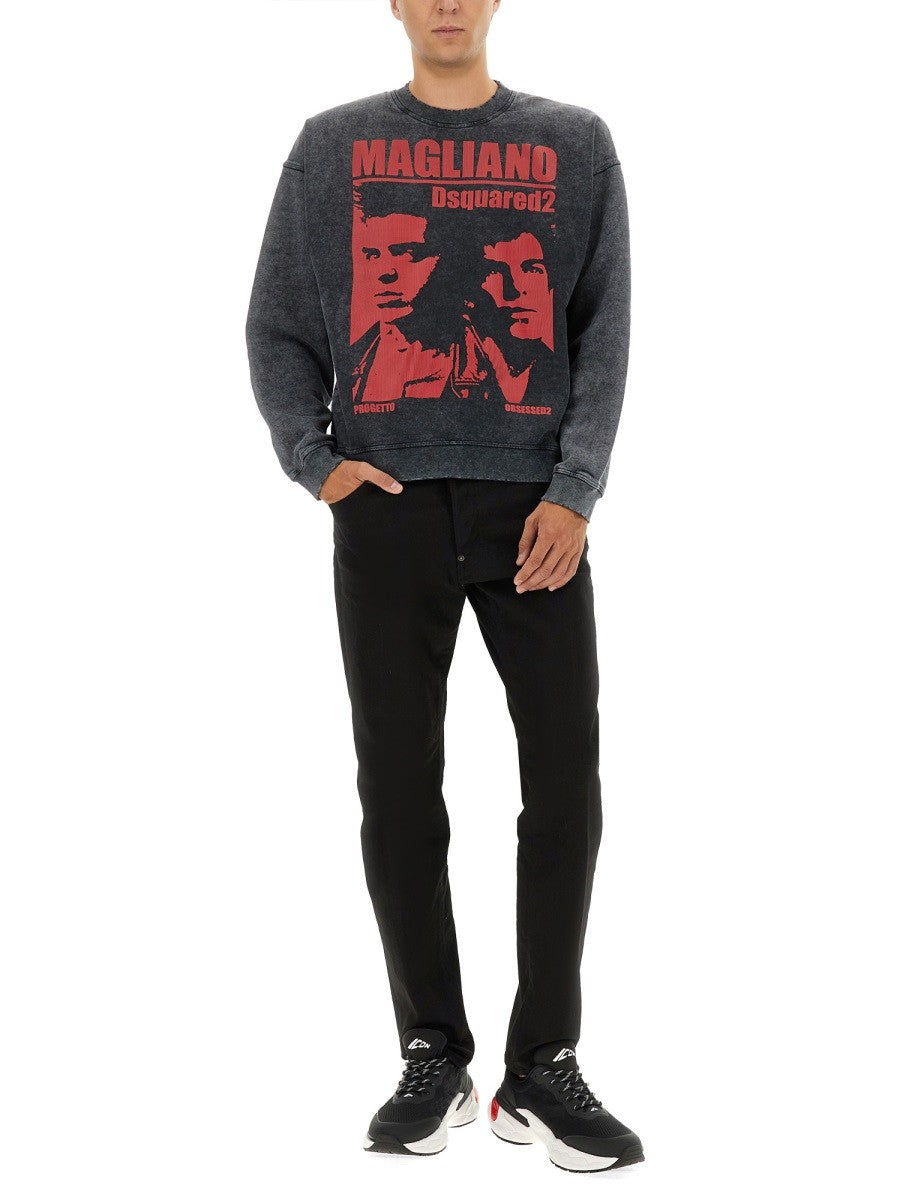 Dsquared SWEATSHIRT WITH PRINT