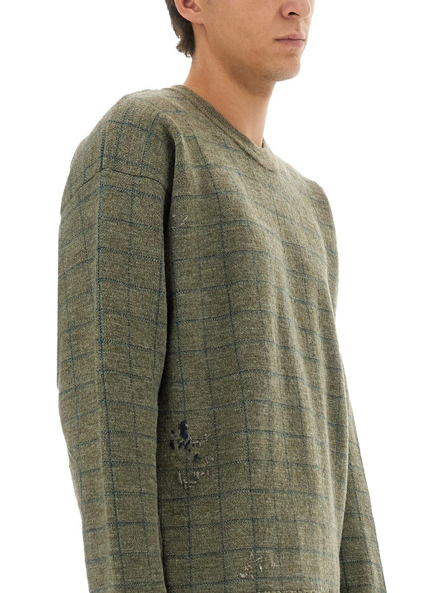 Maison Margiela SWEATSHIRT WITH WORN EFFECT