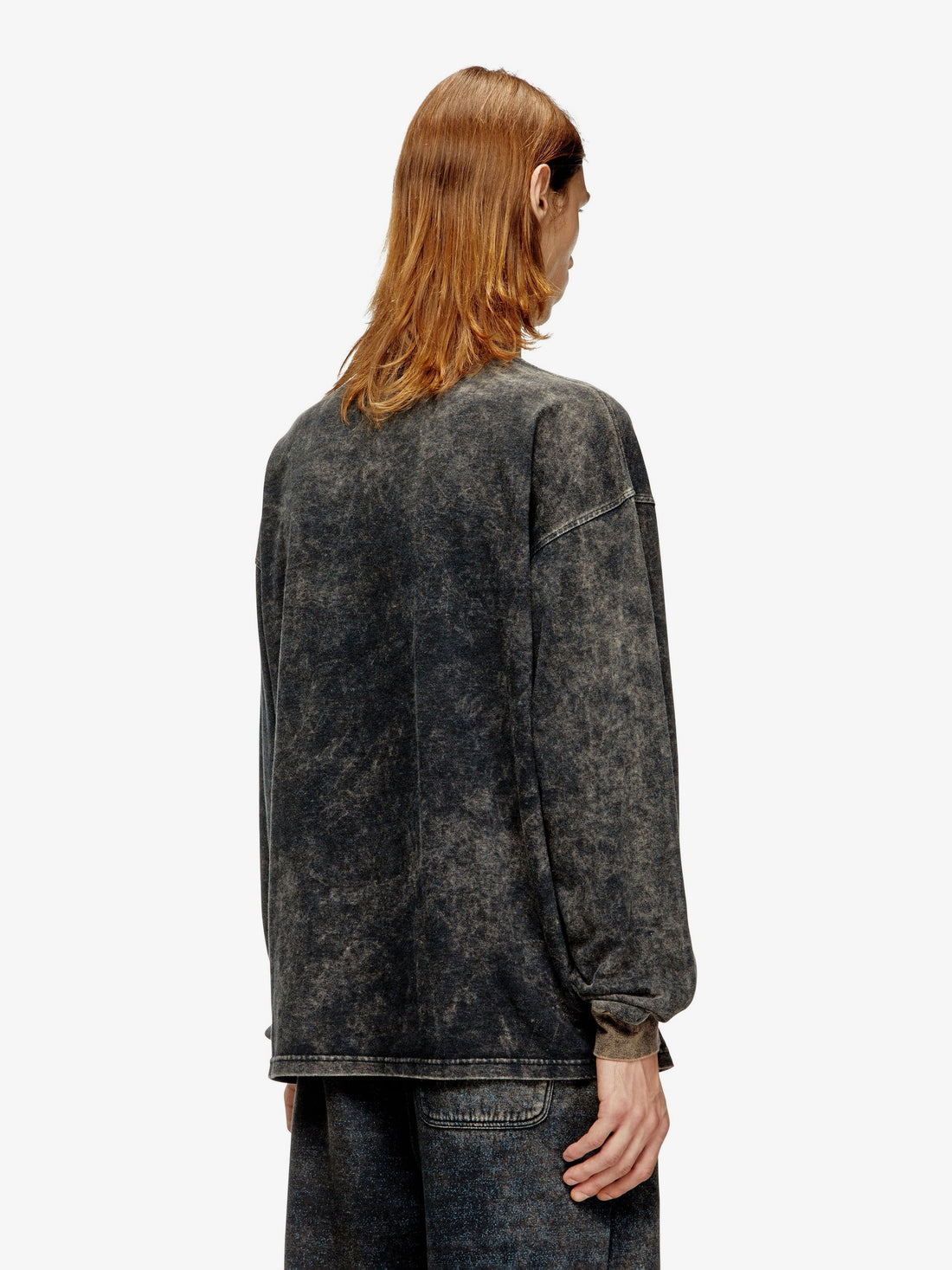 Diesel T-Boxt-LS-T3 cotton blend T-shirt