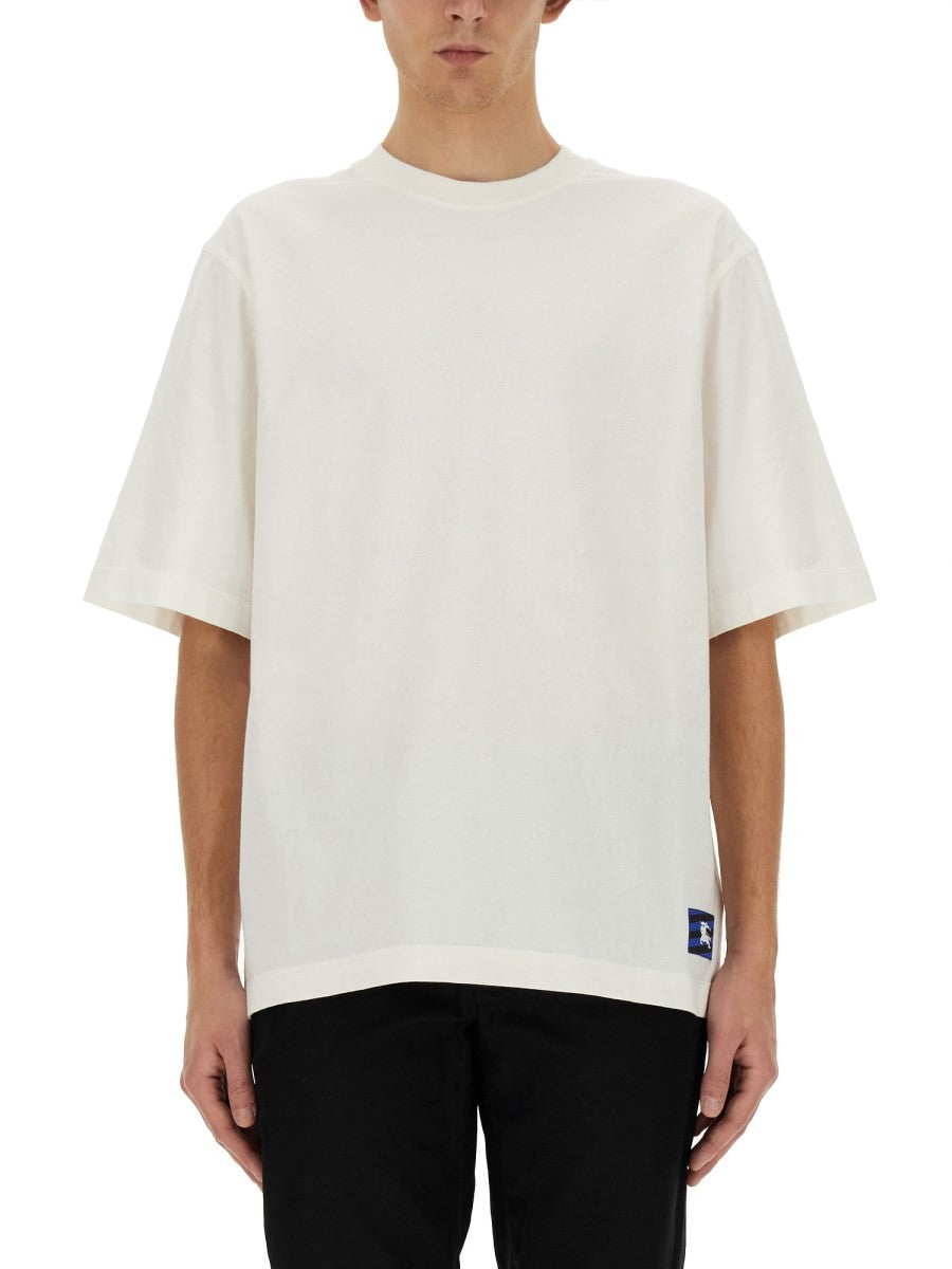 Burberry T-SHIR WITH EKD PATCH