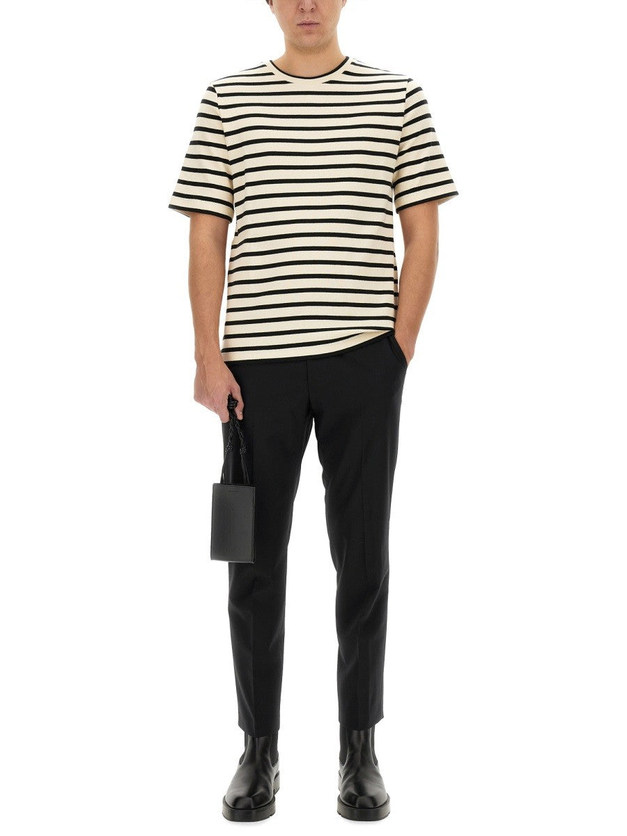 JIL SANDER STRIPED T-SHIRT