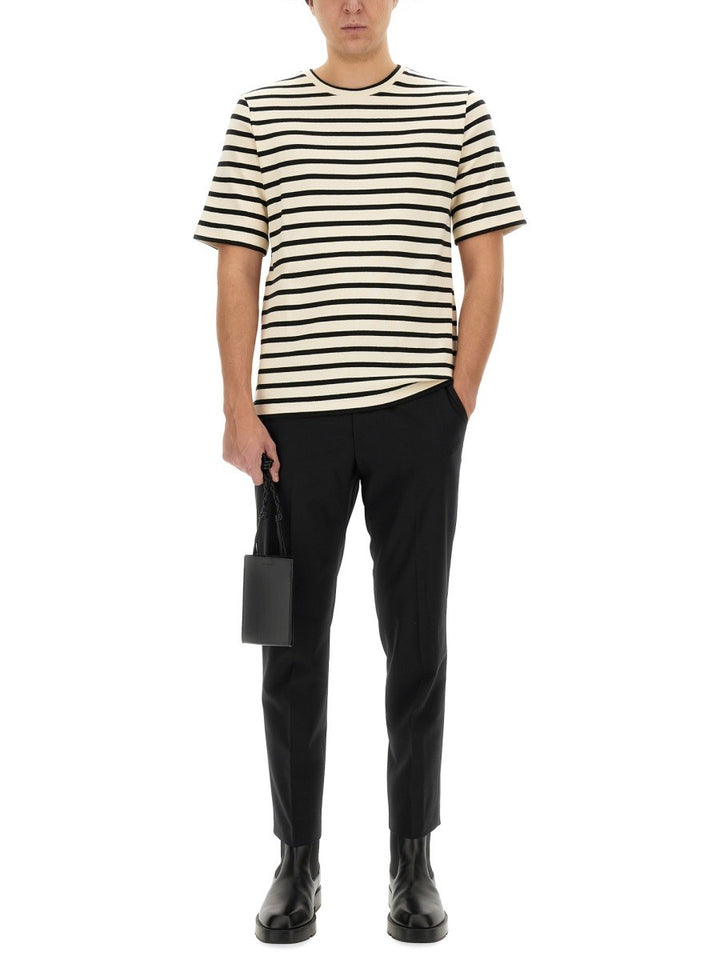 JIL SANDER STRIPED T-SHIRT
