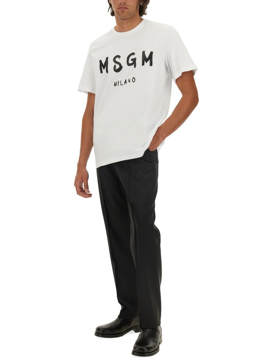 msgm COTTON T-SHIRT