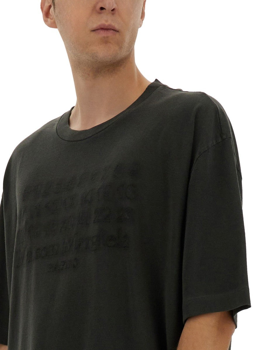 Maison Margiela T-SHIRT WITH EMBROIDERED LOGO