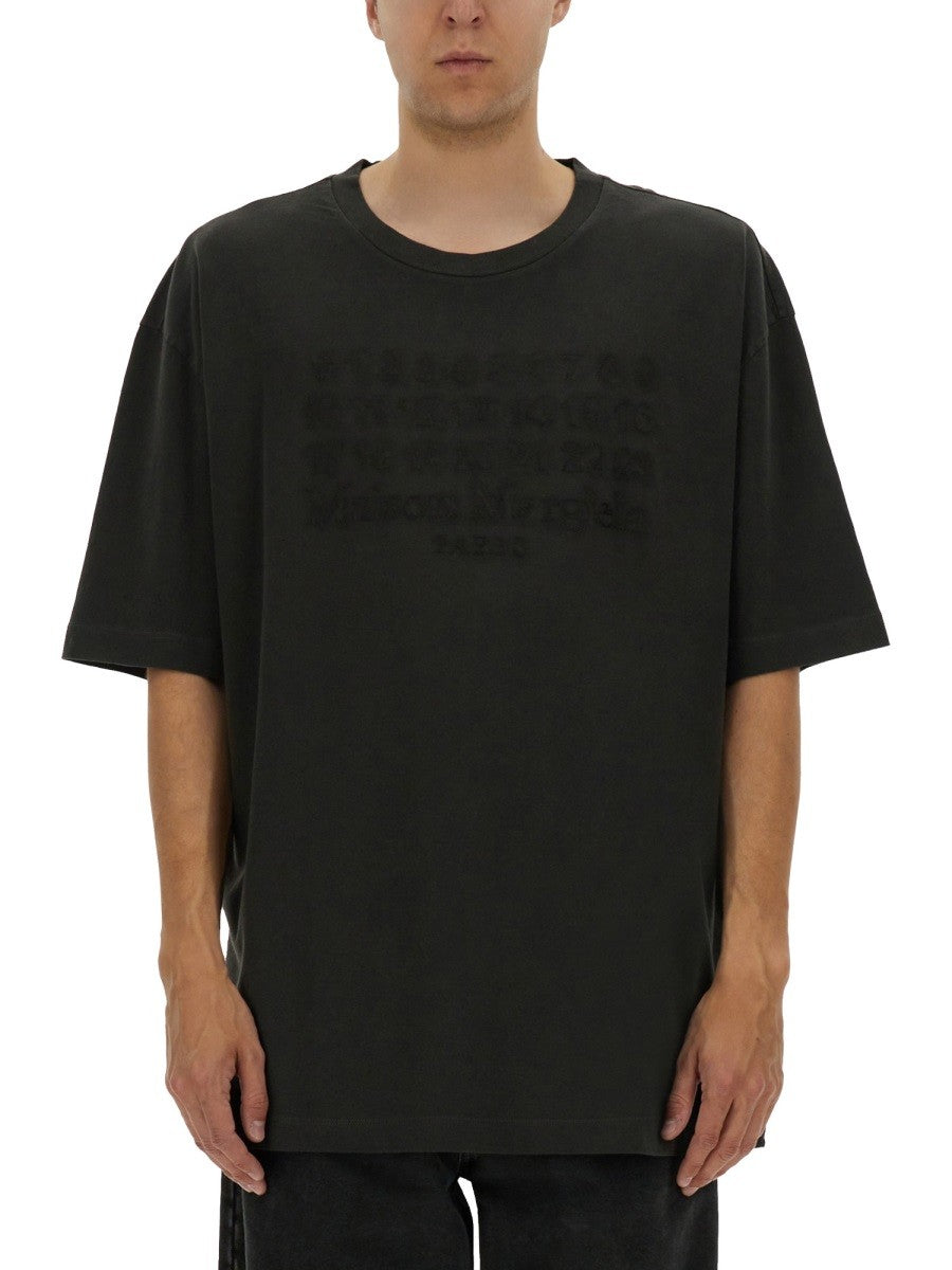 Maison Margiela T-SHIRT WITH EMBROIDERED LOGO