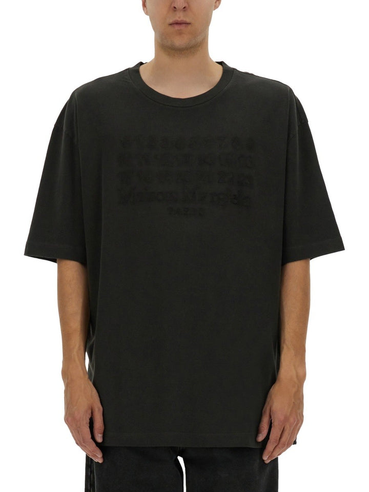 Maison Margiela T-SHIRT WITH EMBROIDERED LOGO