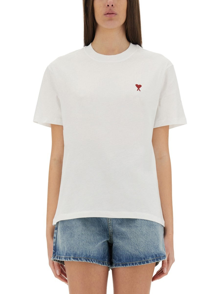 AMI PARIS T-SHIRT WITH LOGO