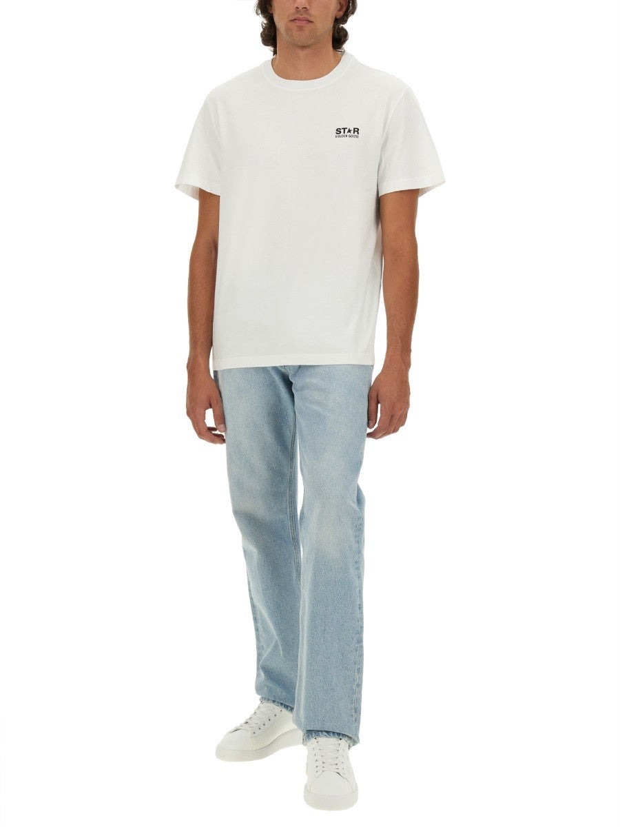 Golden Goose T-SHIRT CON STAMPA LOGO