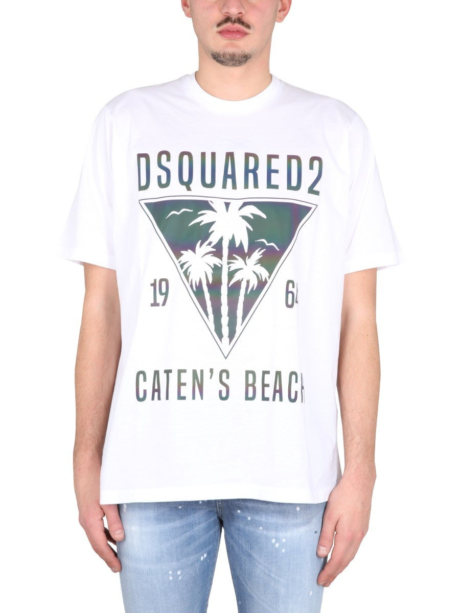 Dsquared T-SHIRT D2 CATEN'S BEACH