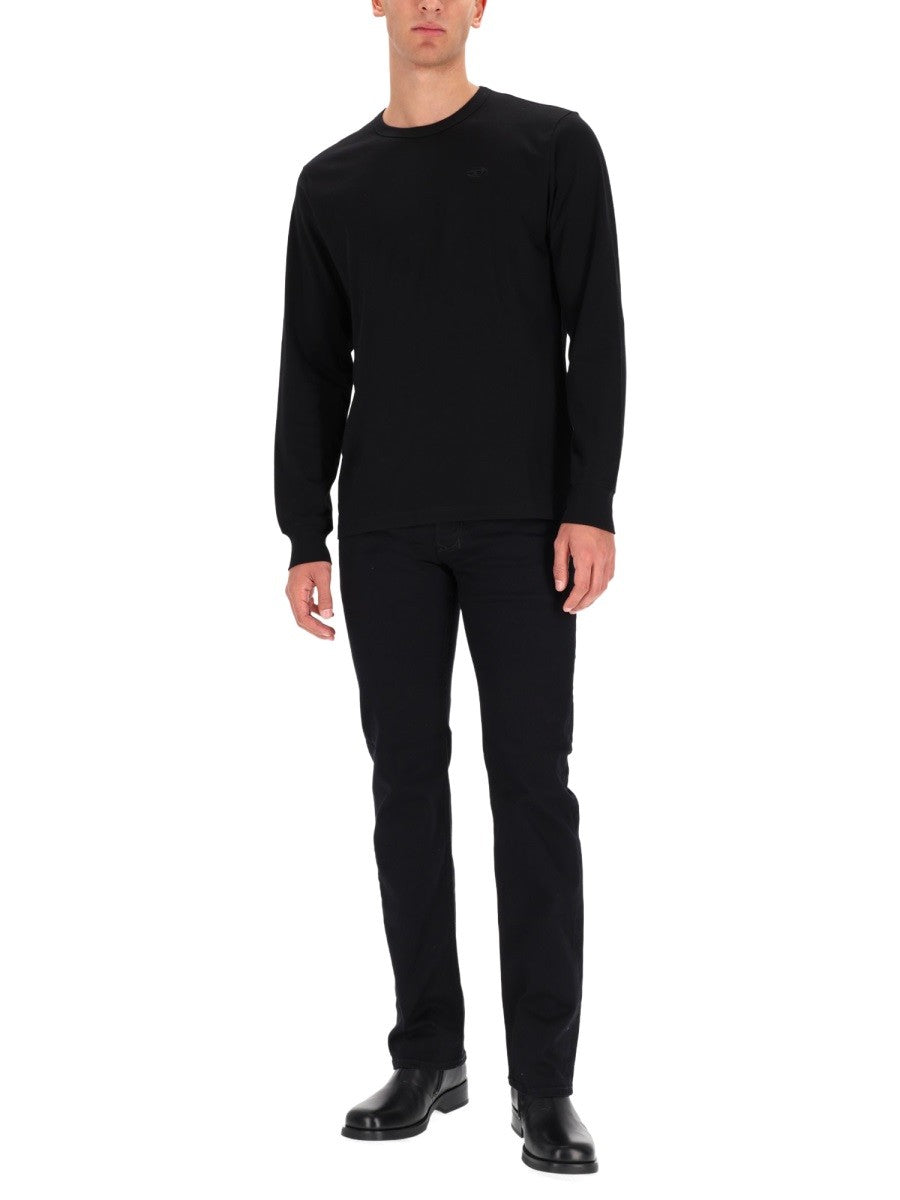 Diesel T-SHIRT WITH EMBROIDERED LOGO