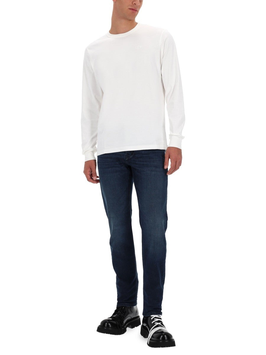 Diesel T-SHIRT WITH EMBROIDERED LOGO
