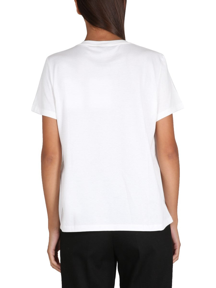 Max Mara T-SHIRT WITH EMBROIDERY