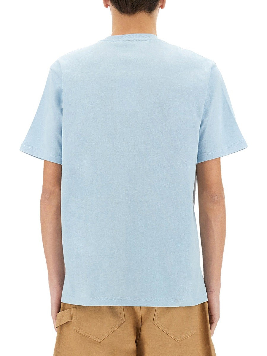 jw anderson T-SHIRT WITH LOGO EMBROIDERY