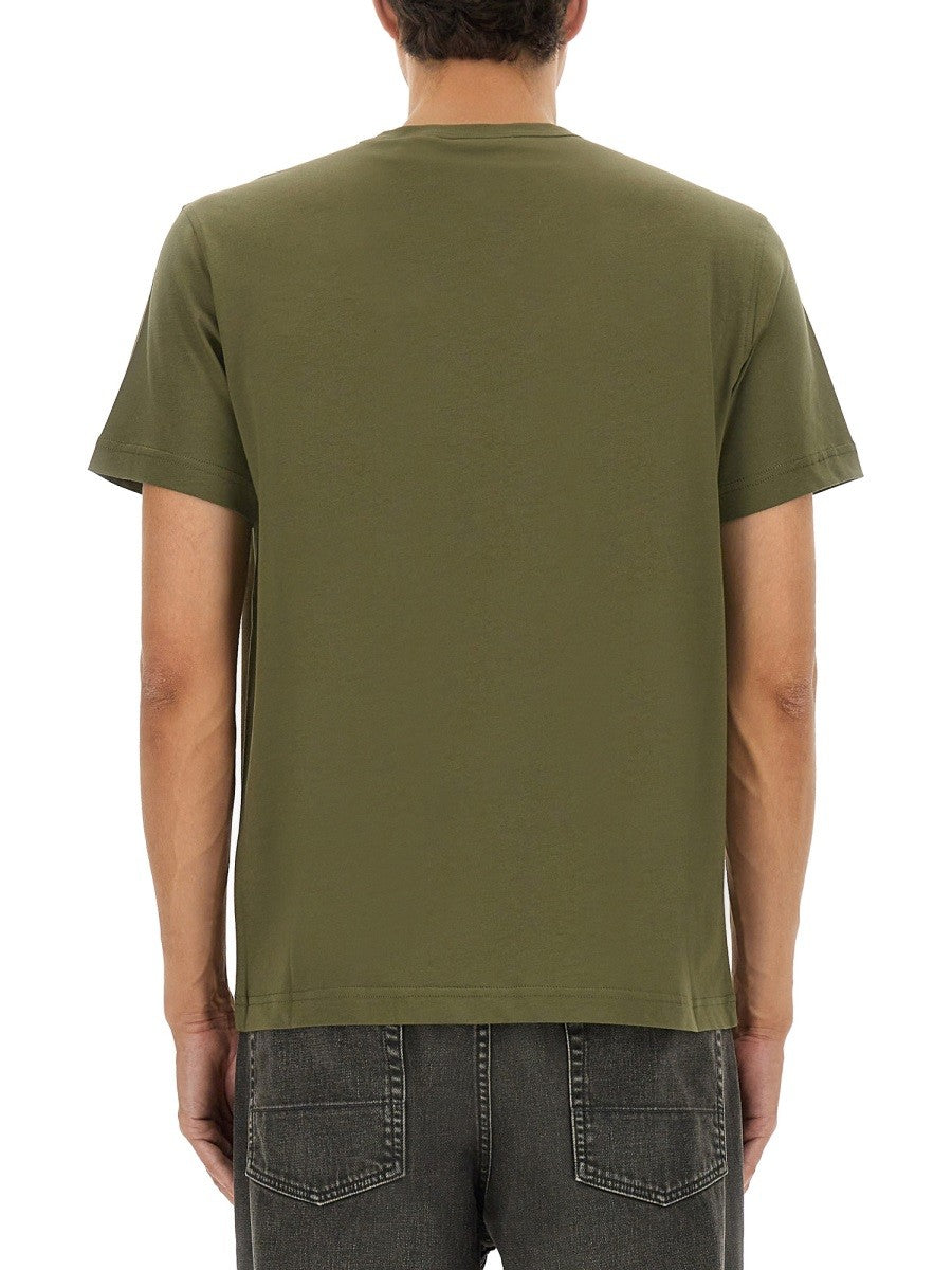 BELSTAFF T-SHIRT WITH LOGO PATCH