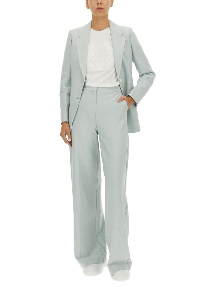 Max Mara T-SHIRT WITH LOGO PATCH