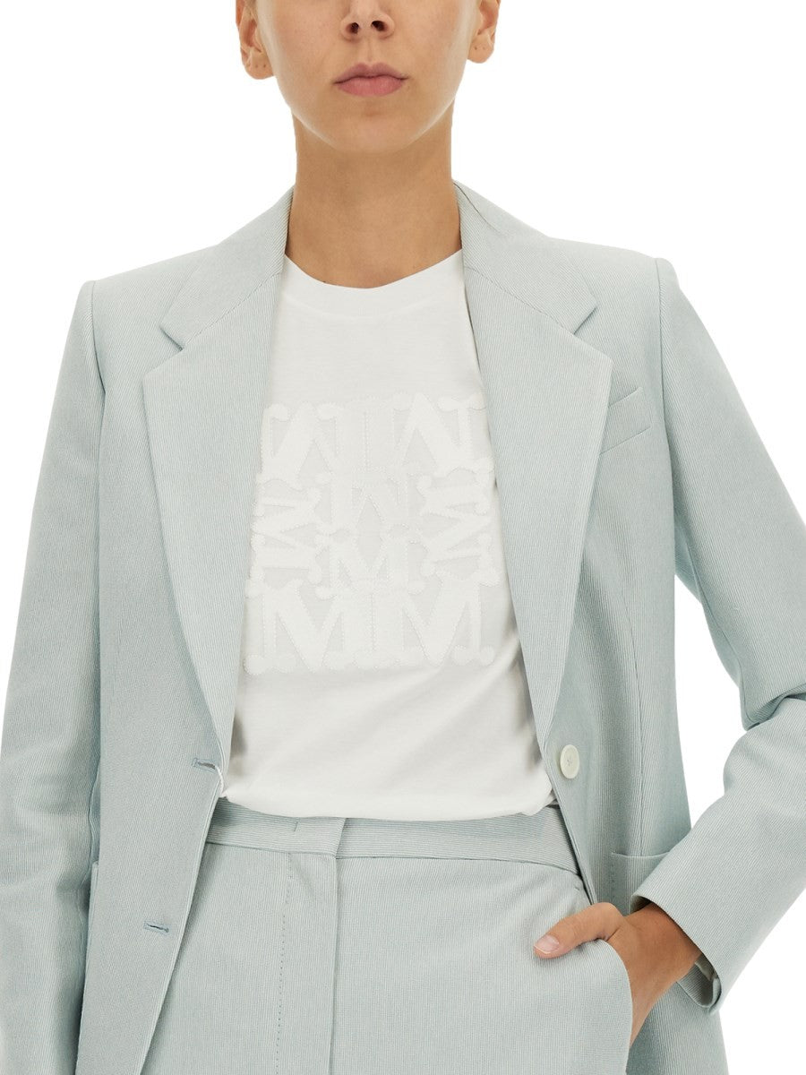 Max Mara T-SHIRT WITH LOGO PATCH