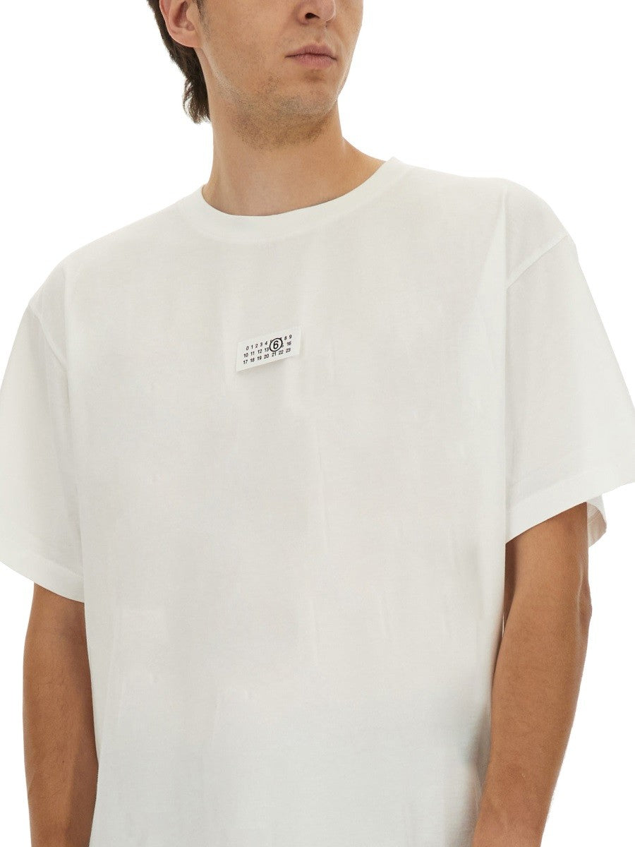 MM6 MAISON MARGIELA T-SHIRT WITH LOGO