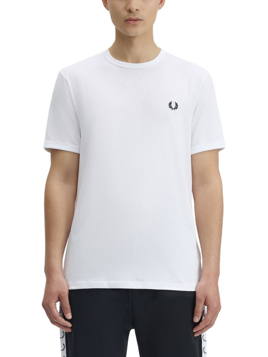 FRED PERRY T-SHIRT WITH LOGO