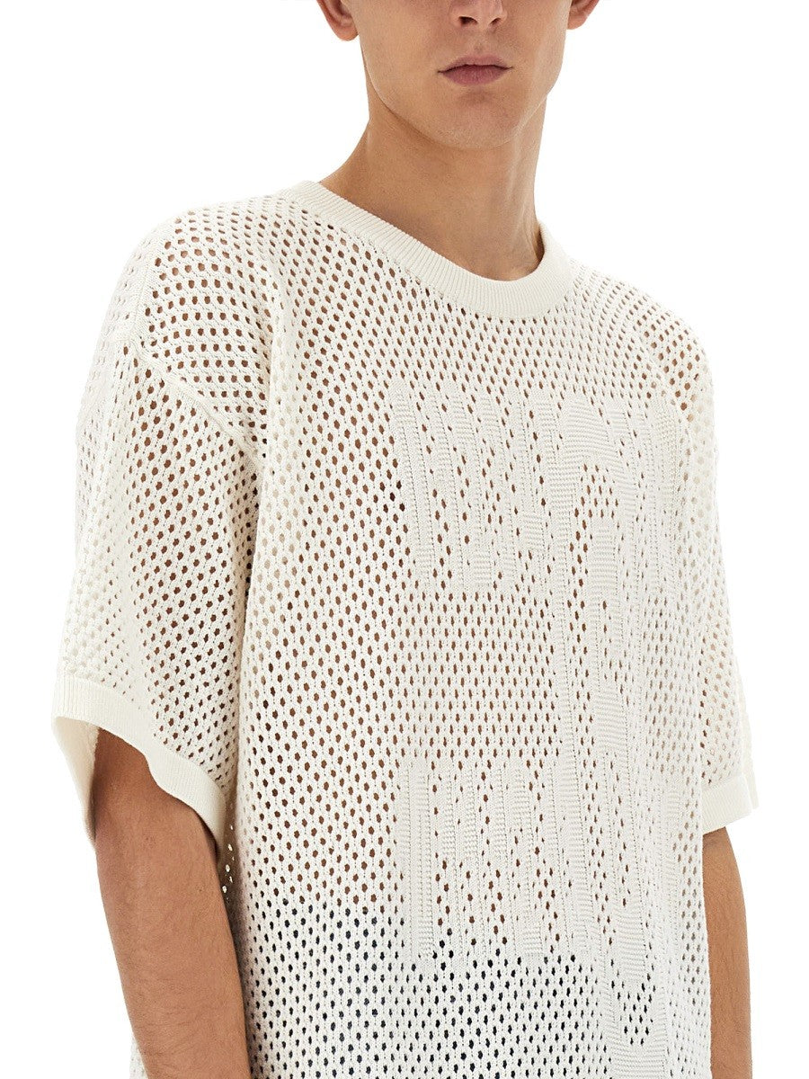 MM6 MAISON MARGIELA T-SHIRT WITH LOGO