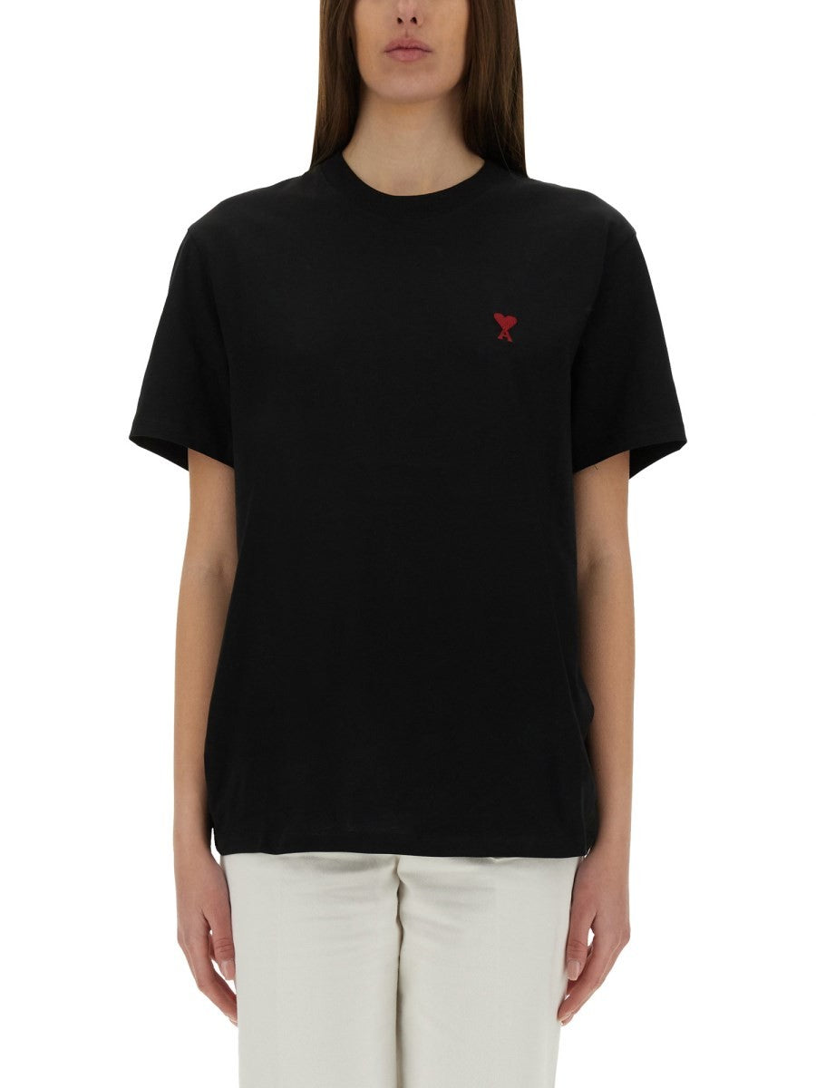 AMI PARIS T-SHIRT WITH LOGO