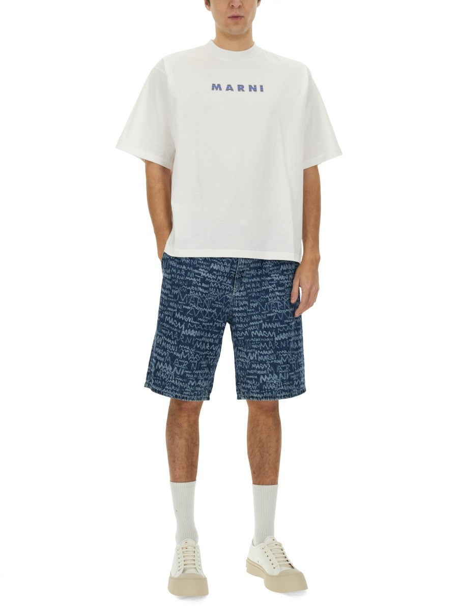Marni T-SHIRT WITH LOGO