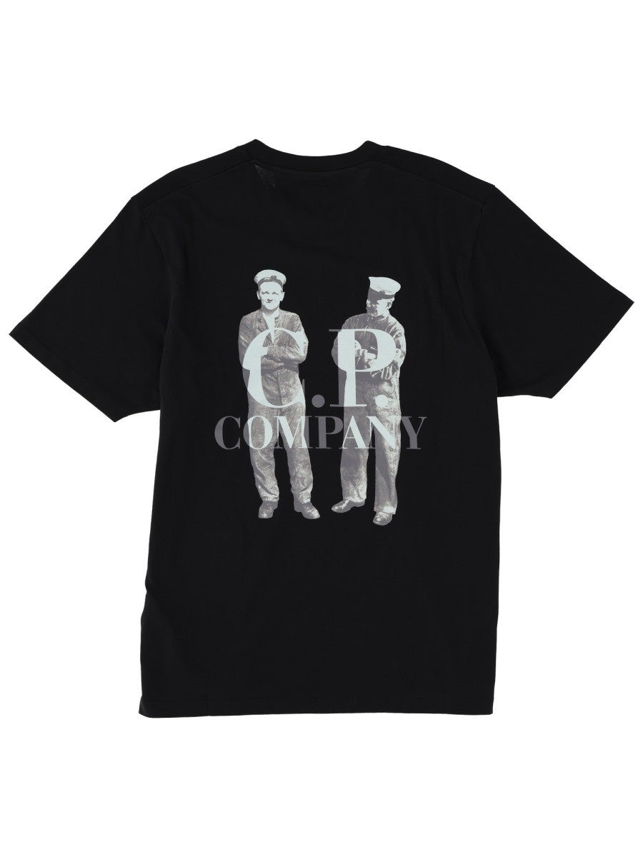 C.P. COMPANY T-SHIRT WITH LOGO