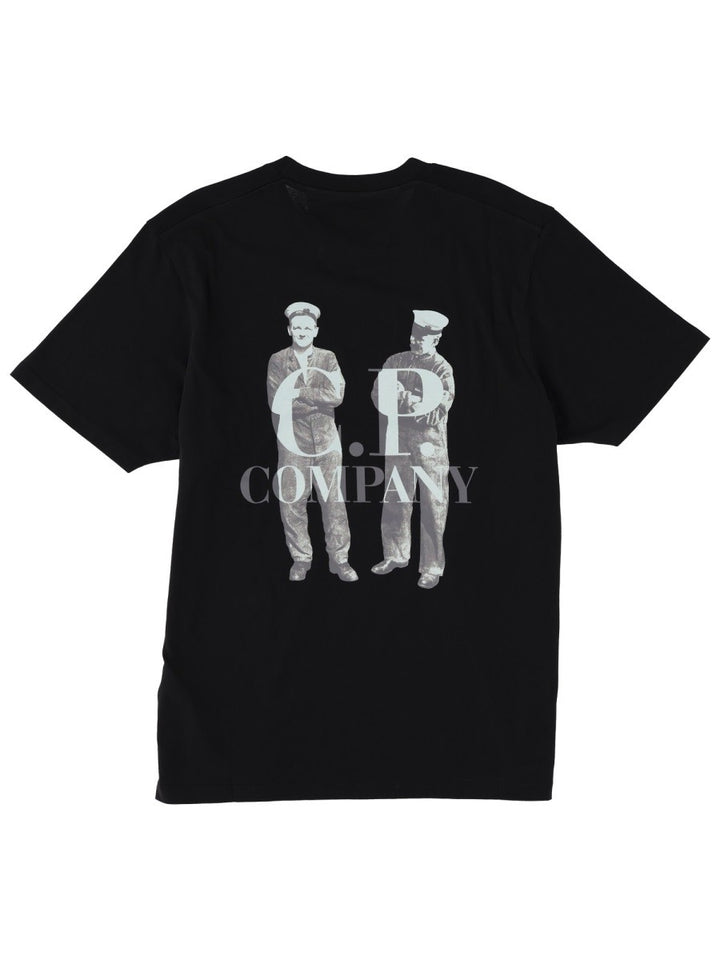 C.P. COMPANY T-SHIRT WITH LOGO