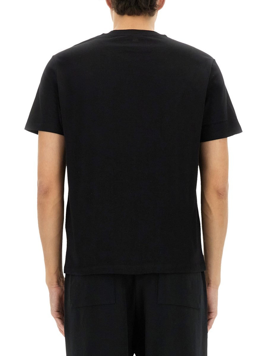 AMI PARIS T-SHIRT WITH LOGO