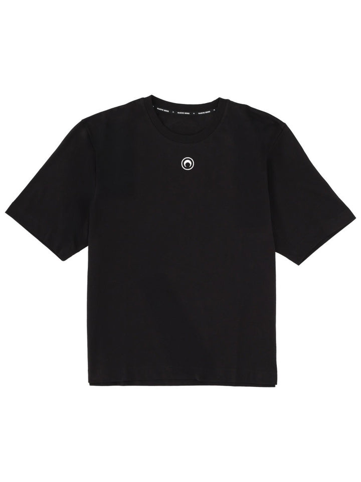 MARINE SERRE T-SHIRT WITH LOGO
