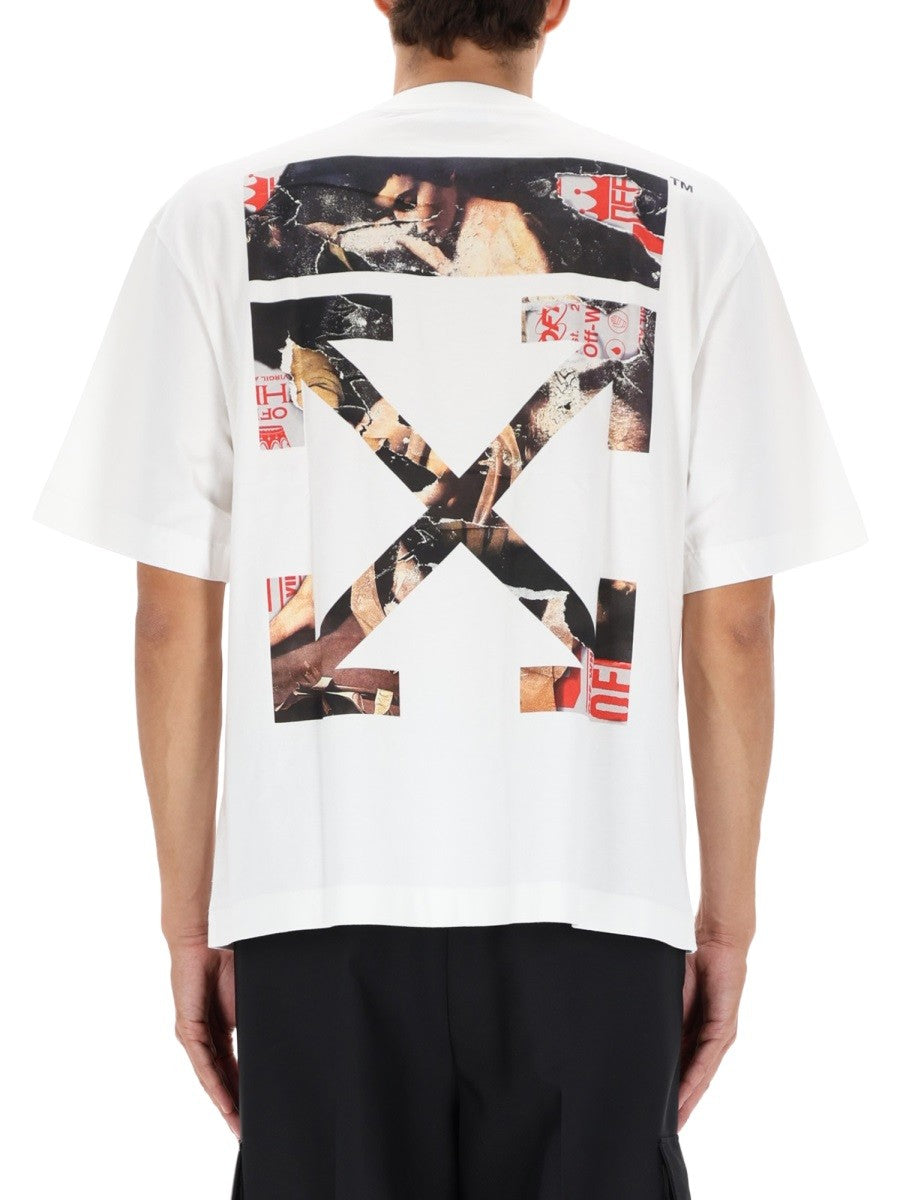 Off-white T-SHIRT WITH LOGO