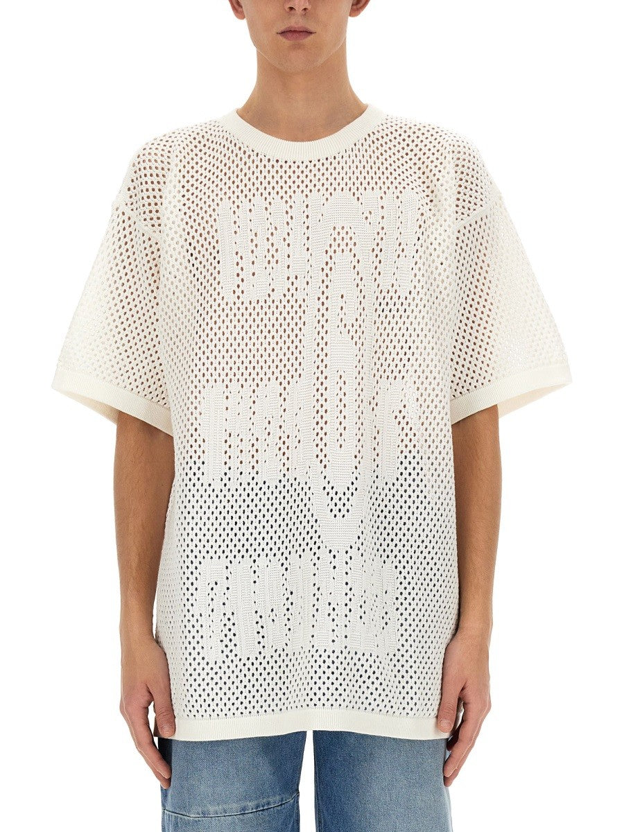 MM6 MAISON MARGIELA T-SHIRT WITH LOGO
