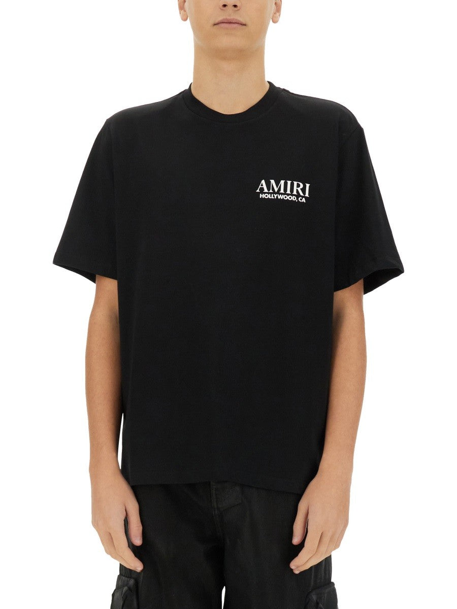 AMIRI BONES STACKED PRINT T-SHIRT