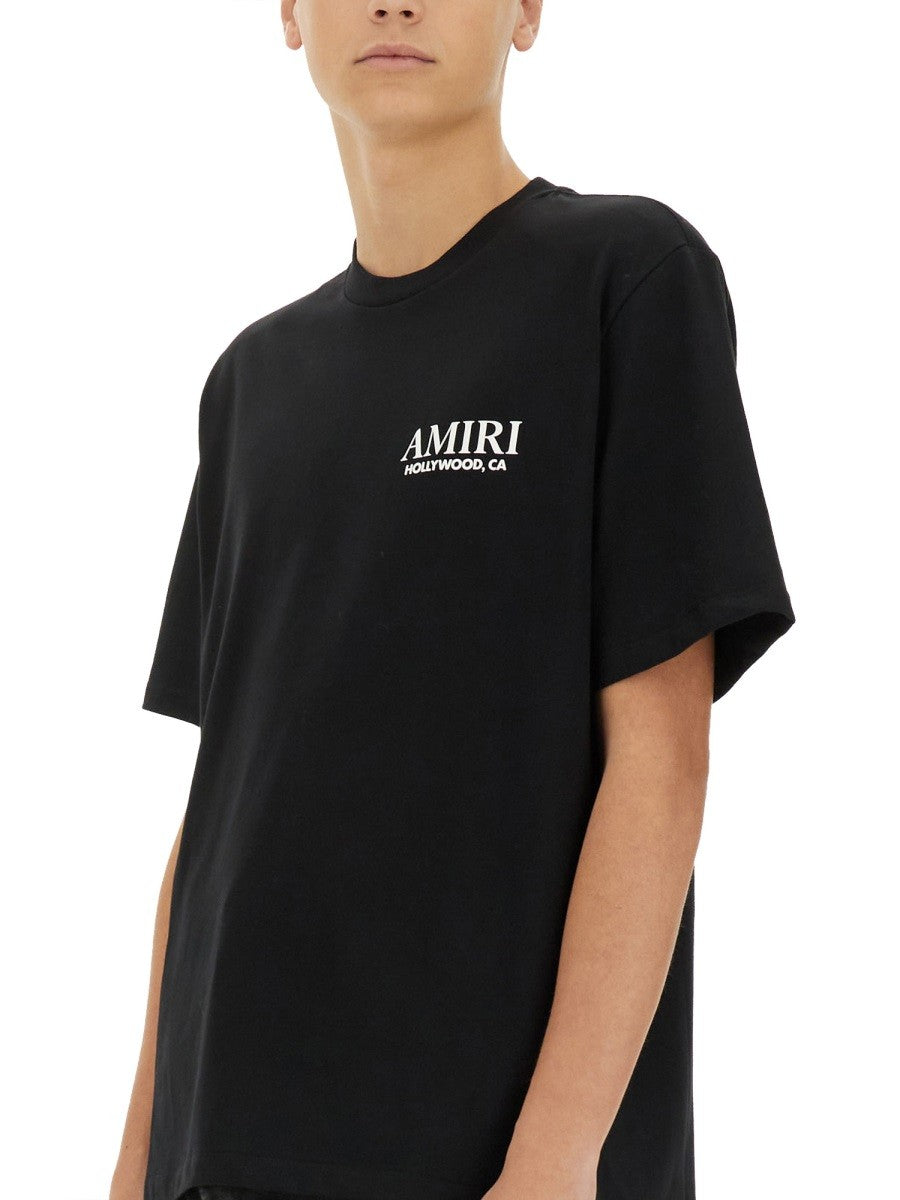 AMIRI BONES STACKED PRINT T-SHIRT
