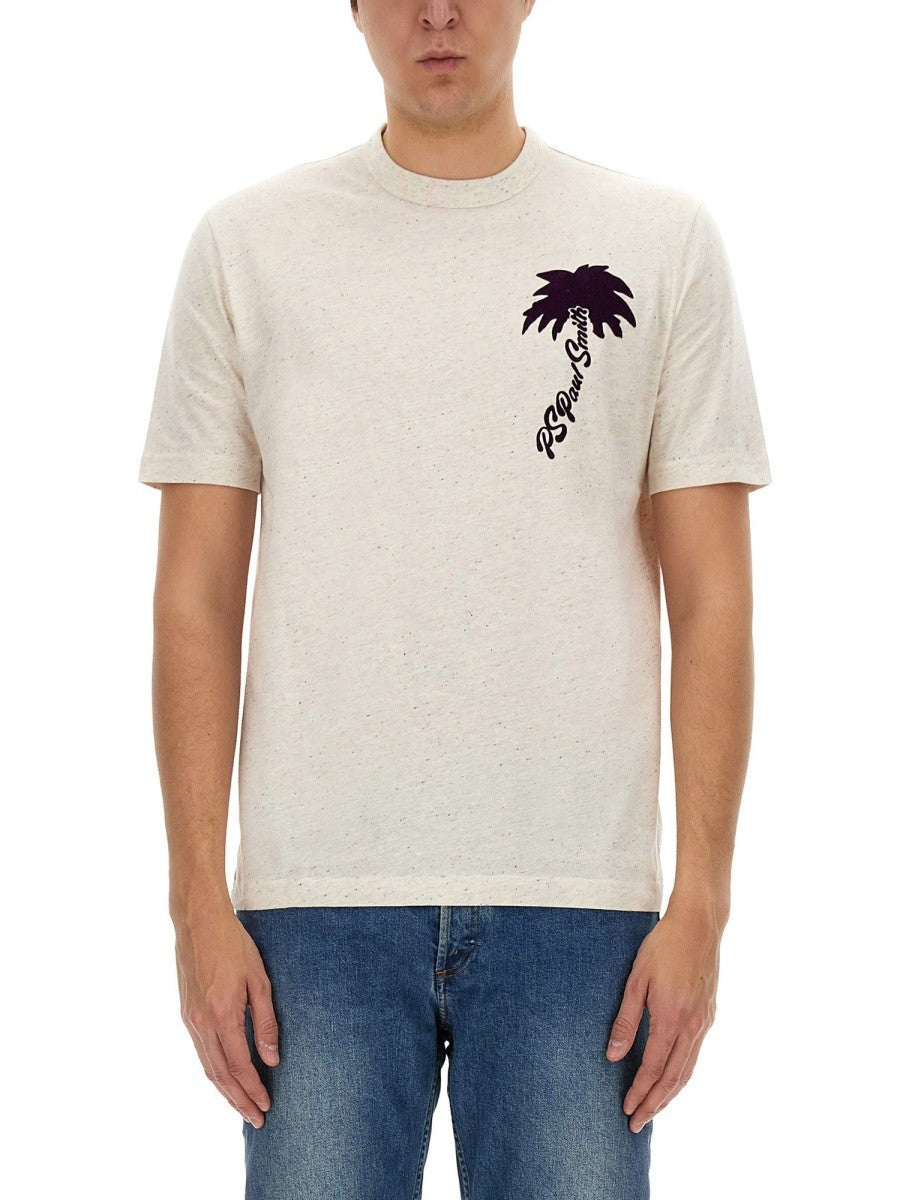 PS BY PAUL SMITH T-SHIRT WITH LOGO